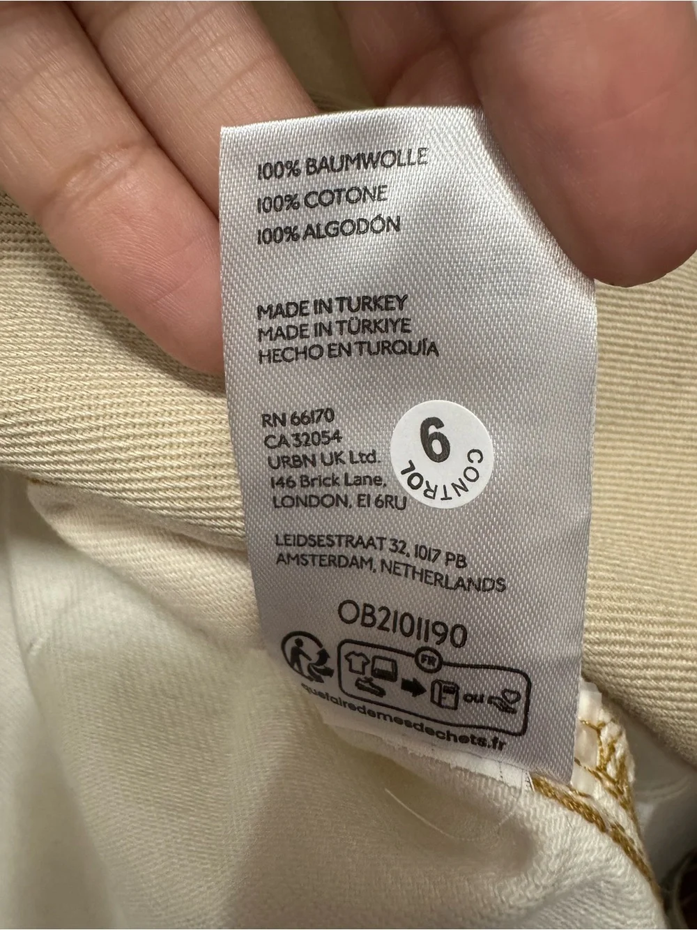NWT We The Free Ivory Mountain Roads Shirt Size X-Small - Picture 16 of 16